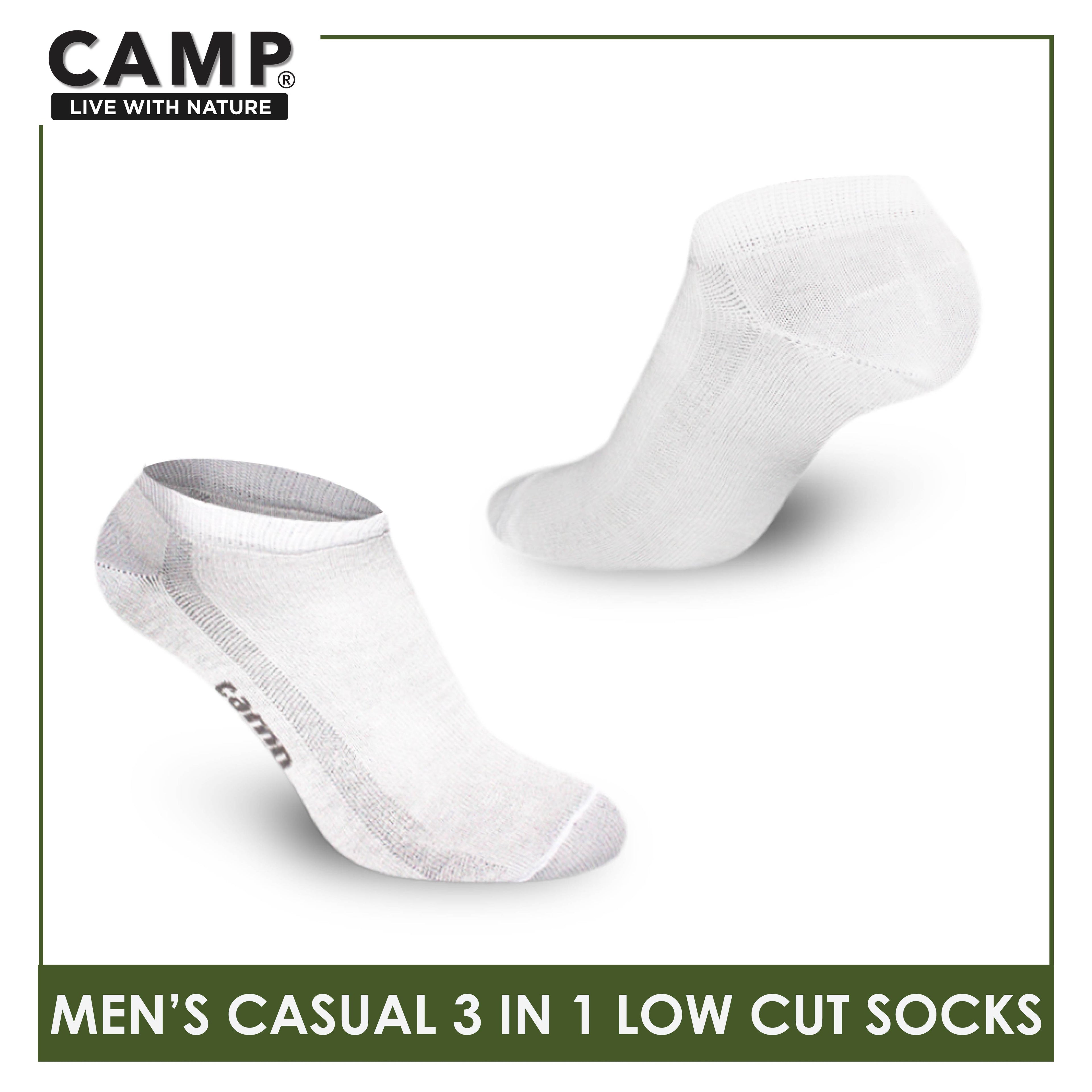 Camp Men's Cotton Lite Thin Casual Low Cut Socks 3 pairs in a pack CMC0