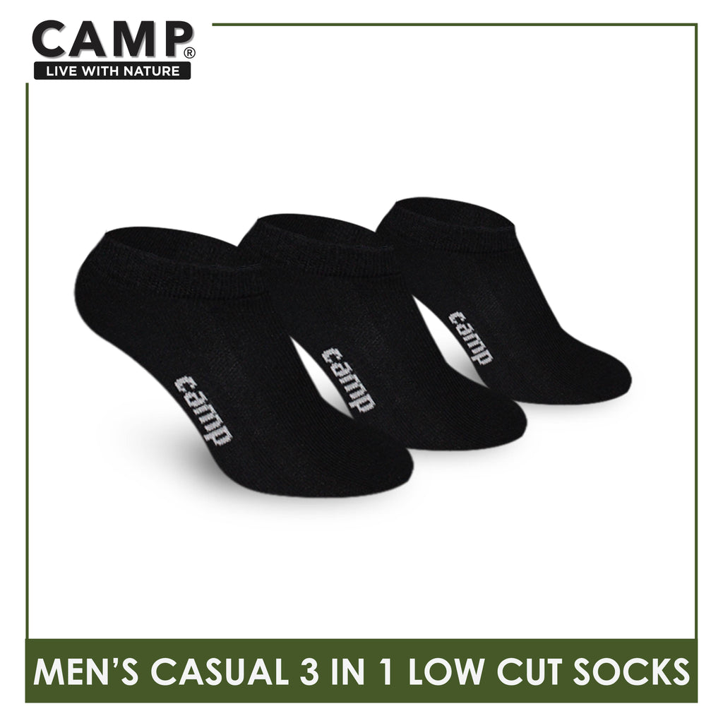 Camp Men's Cotton Lite Thin Casual Low Cut Socks 3 pairs in a pack CMC0