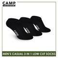 Camp Men's Cotton Lite Thin Casual Low Cut Socks 3 pairs in a pack CMC0