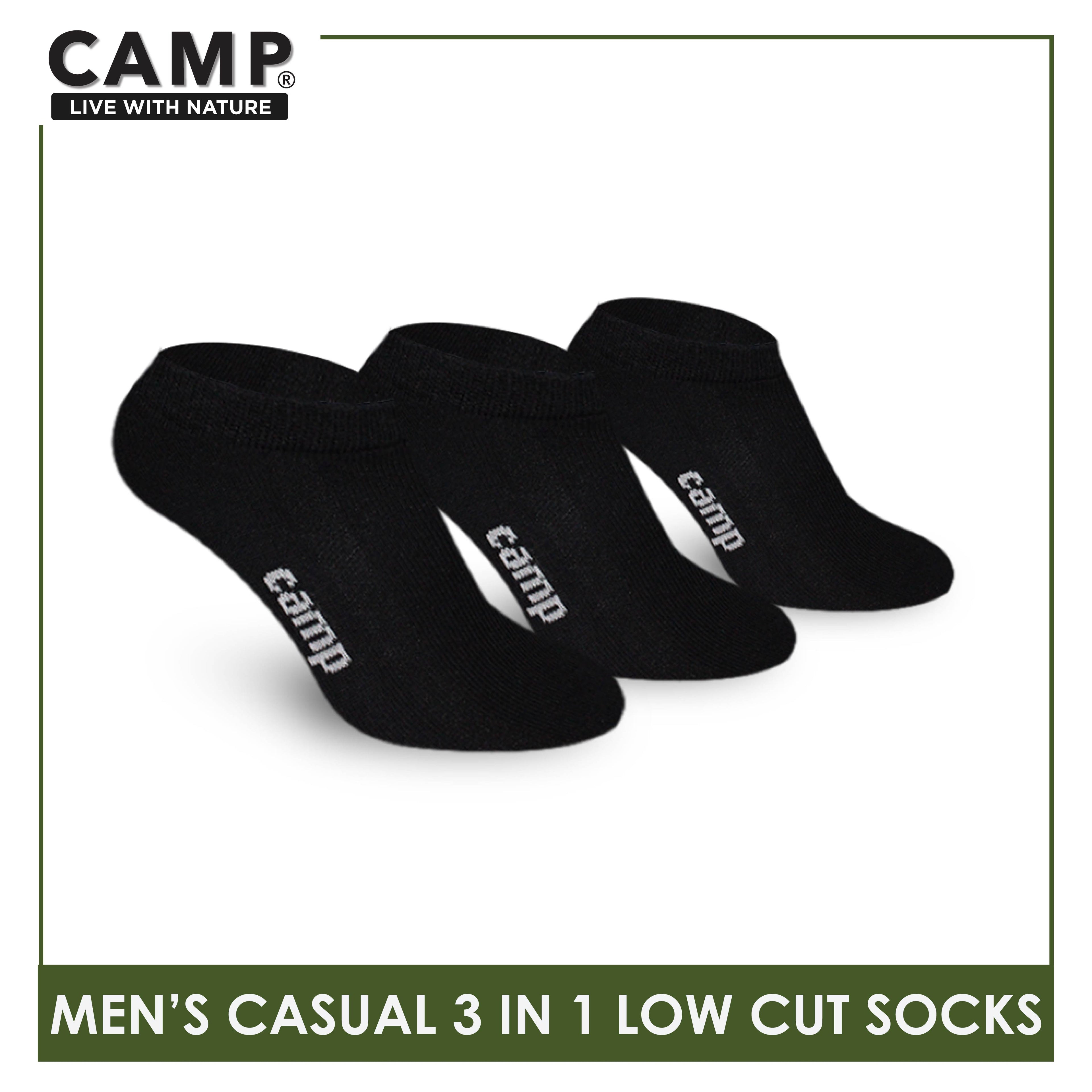 Camp Men's Cotton Lite Thin Casual Low Cut Socks 3 pairs in a pack CMC0