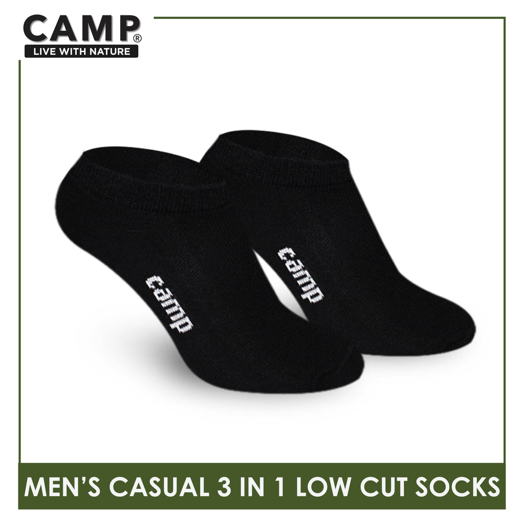 Camp Men's Cotton Lite Thin Casual Low Cut Socks 3 pairs in a pack CMC0