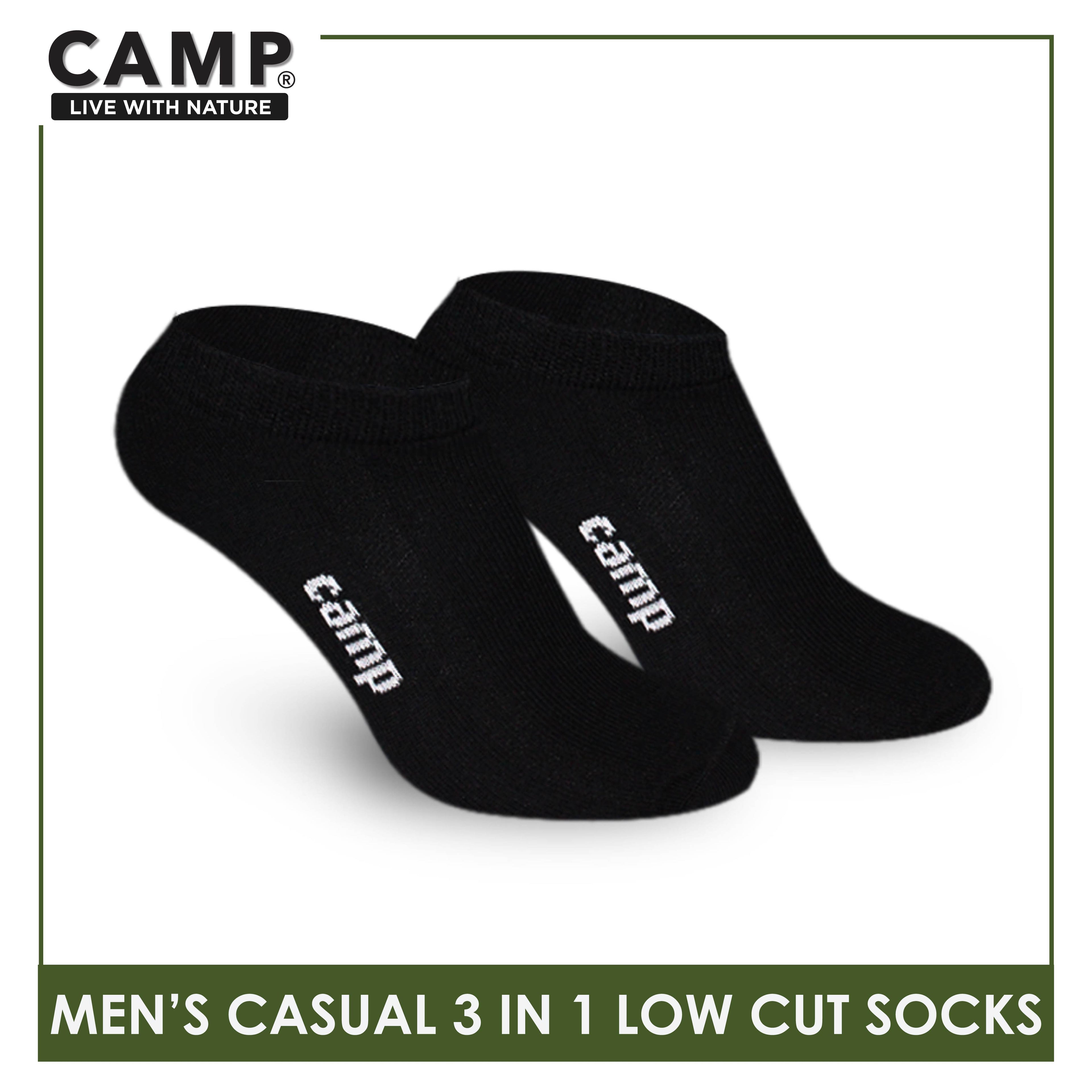 Camp Men's Cotton Lite Thin Casual Low Cut Socks 3 pairs in a pack CMC0