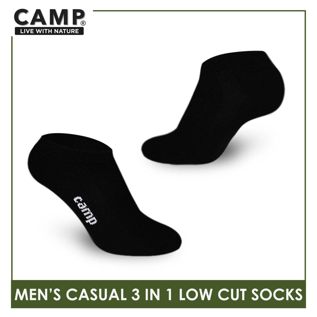 Camp Men's Cotton Lite Thin Casual Low Cut Socks 3 pairs in a pack CMC0
