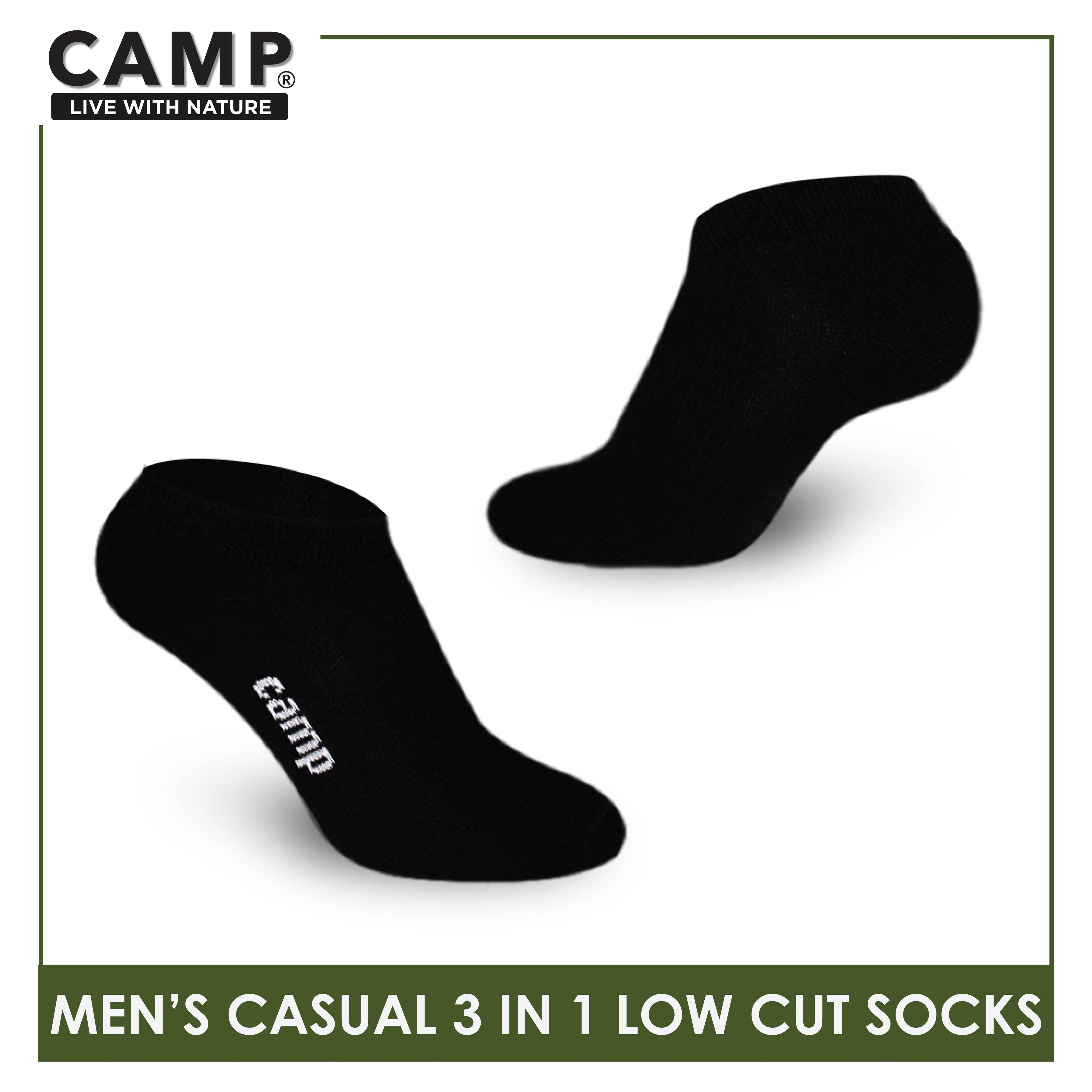 Camp Men's Cotton Lite Thin Casual Low Cut Socks 3 pairs in a pack CMC0