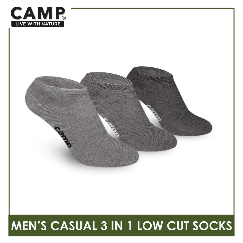 Camp Men's Cotton Lite Thin Casual Low Cut Socks 3 pairs in a pack CMC0