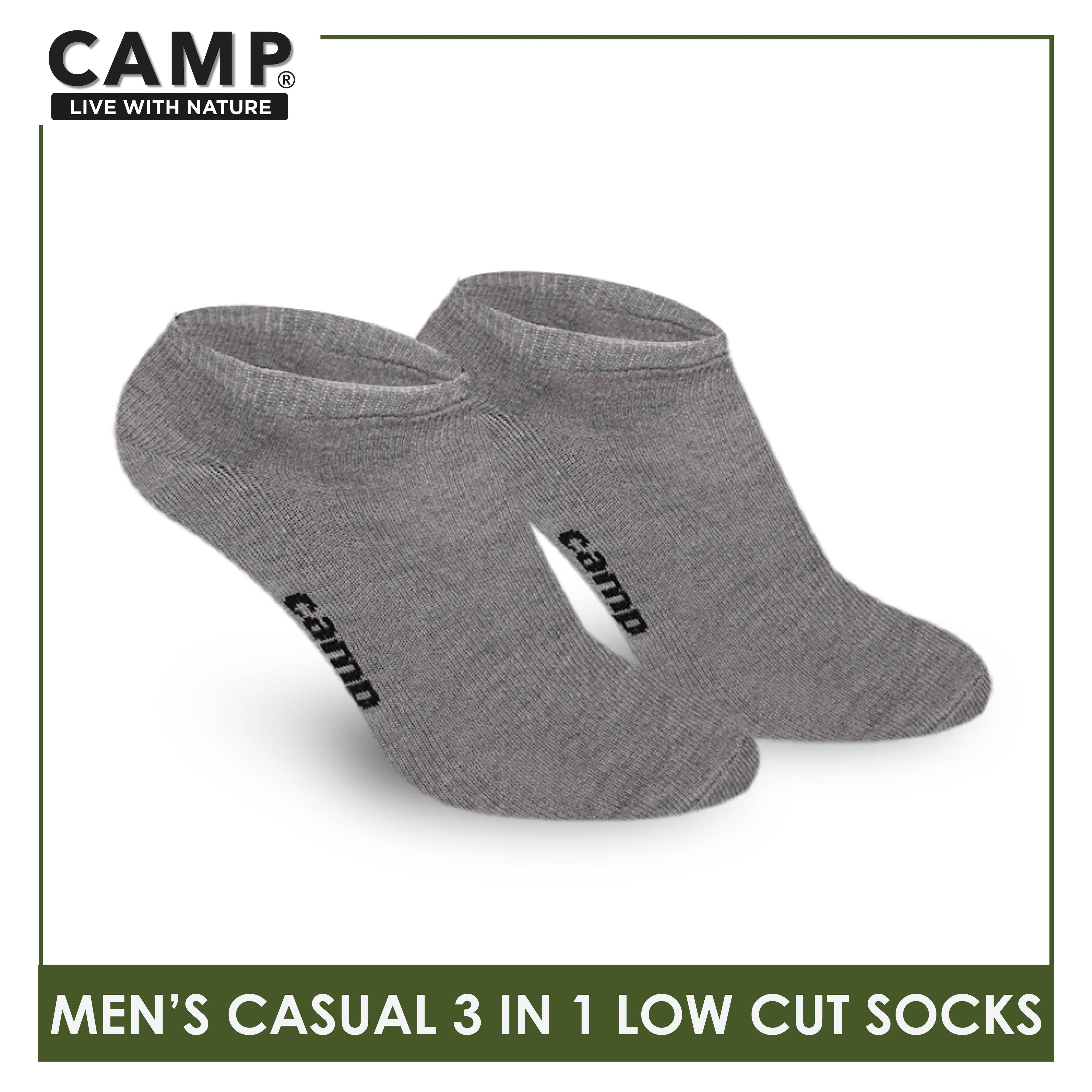 Camp Men's Cotton Lite Thin Casual Low Cut Socks 3 pairs in a pack CMC0