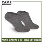 Camp Men's Cotton Lite Thin Casual Low Cut Socks 3 pairs in a pack CMC0