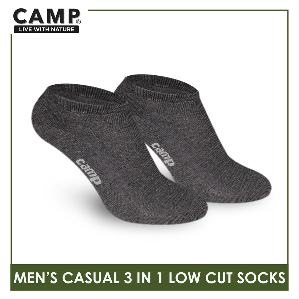 Camp Men's Cotton Lite Thin Casual Low Cut Socks 3 pairs in a pack CMC0