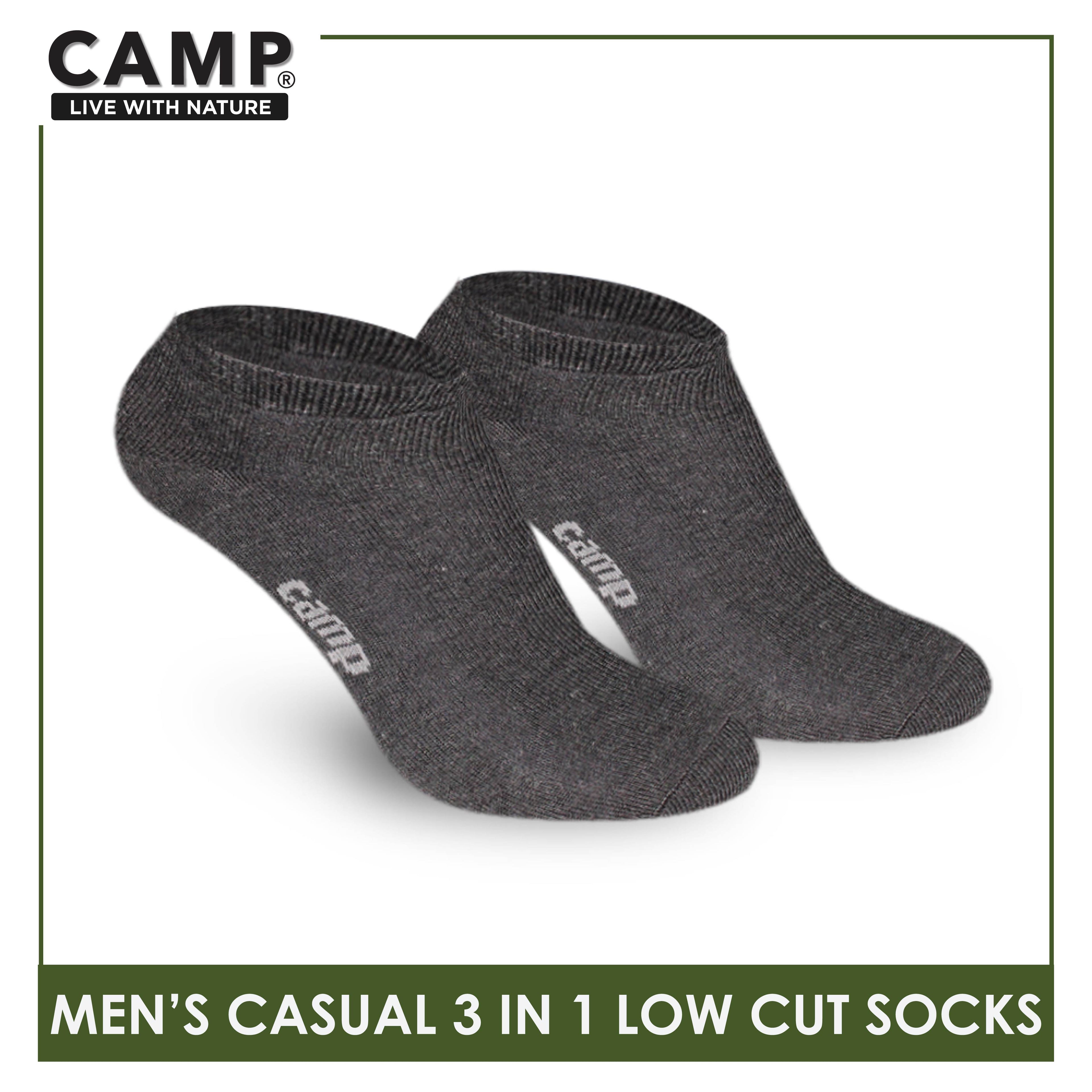 Camp Men's Cotton Lite Thin Casual Low Cut Socks 3 pairs in a pack CMC0