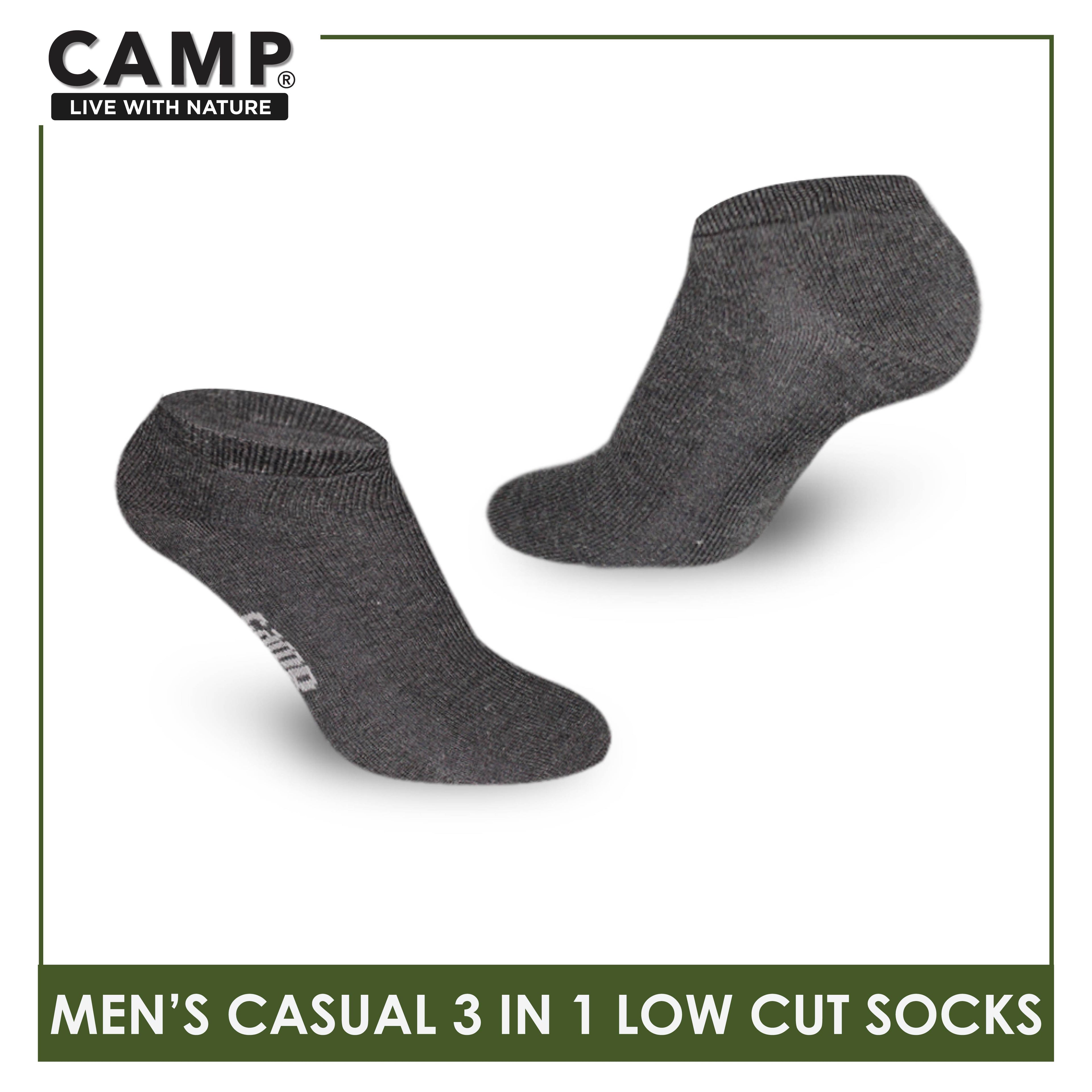 Camp Men's Cotton Lite Thin Casual Low Cut Socks 3 pairs in a pack CMC0