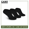 Camp Men's Cotton Thick Sports Low Cut Socks 3 pairs in a pack CMS0