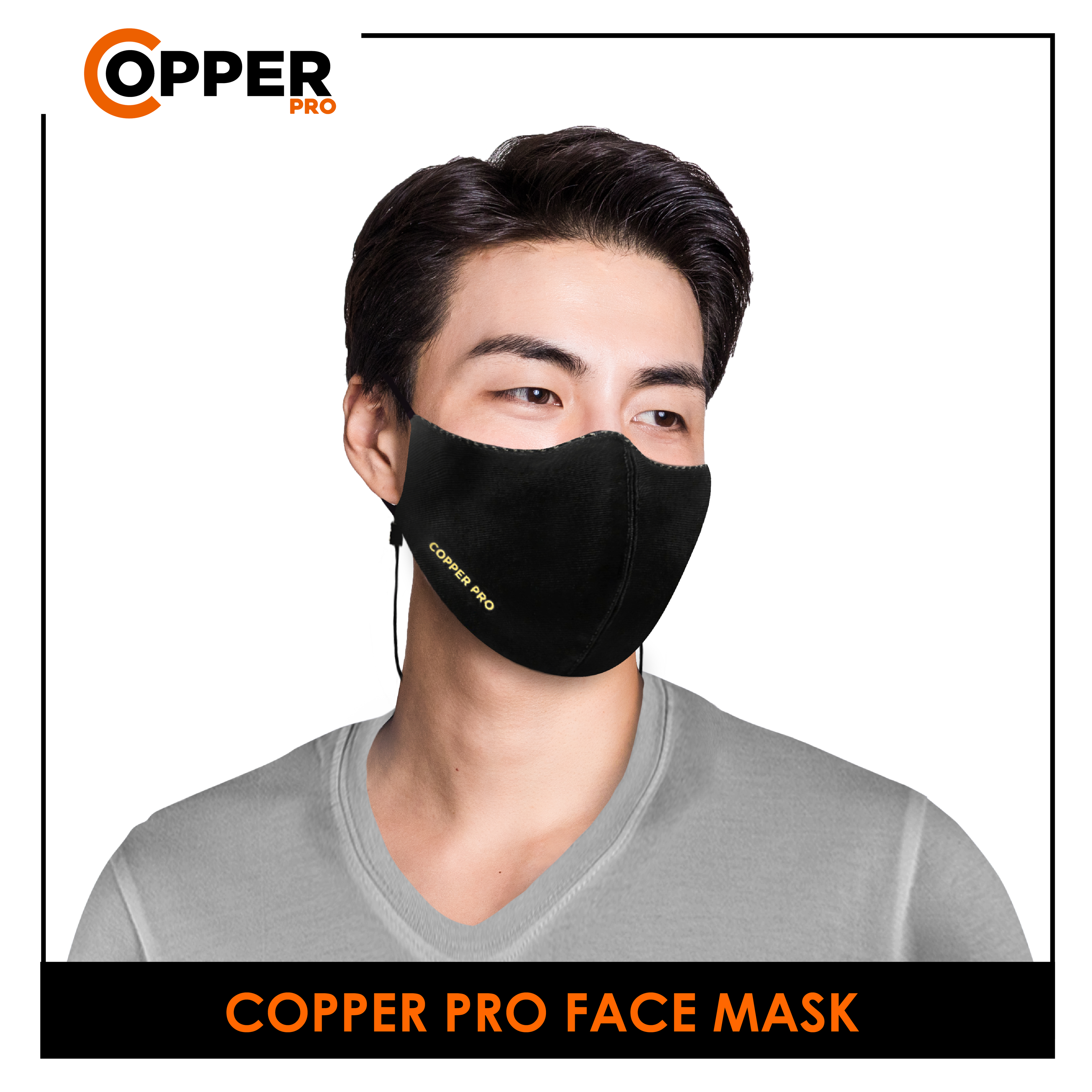 Burlington Unisex Copper Pro Antimicrobial Facemask ind1 CPBMMASK1/CPBLMASK1 (4846306197609)