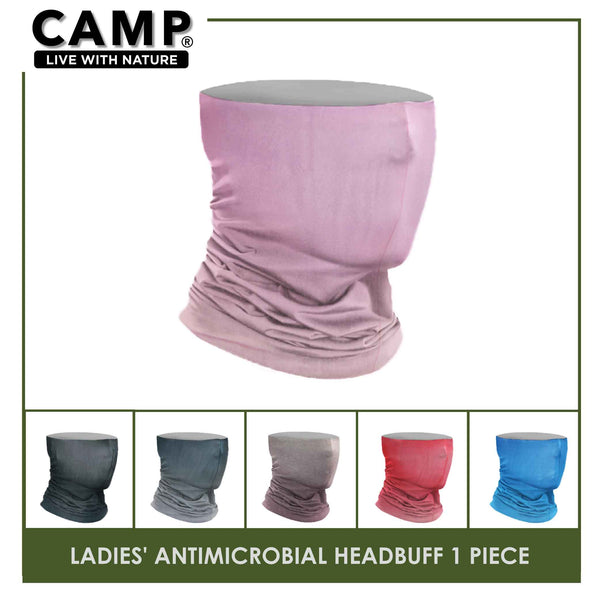 Camp Ladies' Antimicrobial Sublimated Headbuff 1 piece CLBH1101 (6615996235881)