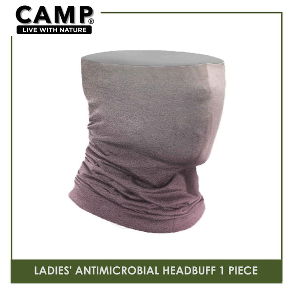 Camp Ladies' Antimicrobial Sublimated Headbuff 1 piece CLBH1101 (6615996235881)
