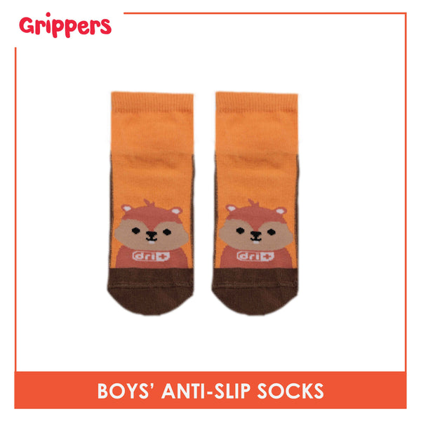 Dri Plus Boys Children Grippers Anti Slip Socks 1 pair DBCR0101 (4-7 years old)
