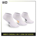 Dri Plus Men's Thin Casual Lite Low Cut Socks 3 pairs in a pack DMCG14