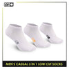 Dri Plus Men's Casual Lite Low Cut Socks 3 pairs in a pack DMCG14