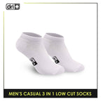 Dri Plus Men's Thin Casual Lite Low Cut Socks 3 pairs in a pack DMCG14