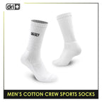 Dri Plus DMS0401 Men's Thick Cotton Crew Sports Socks 1 pair (4799349686377)