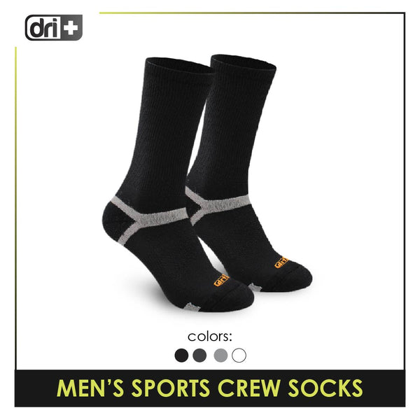 Dri Plus Men's Thick Sports Crew Socks 1 pair DMS2401