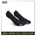 Dri Plus Men's Thick Sports Foot Cover Socks 3 pairs in a pack DMSFG2