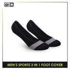 Dri Plus Men's Thick Sports Foot Cover Socks 3 pairs in a pack DMSFG3