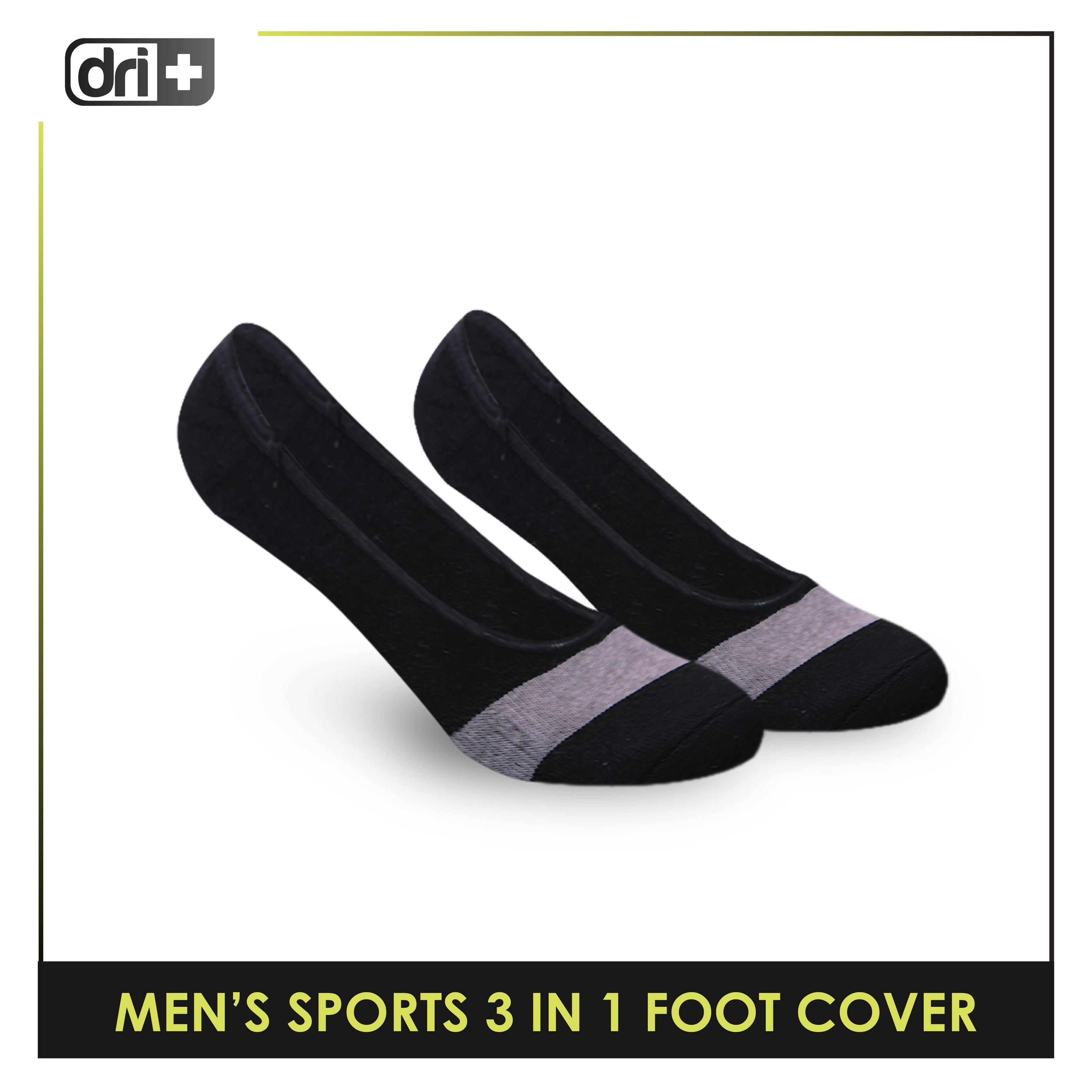 Dri Plus Men's Thick Sports Foot Cover Socks 3 pairs in a pack DMSFG3