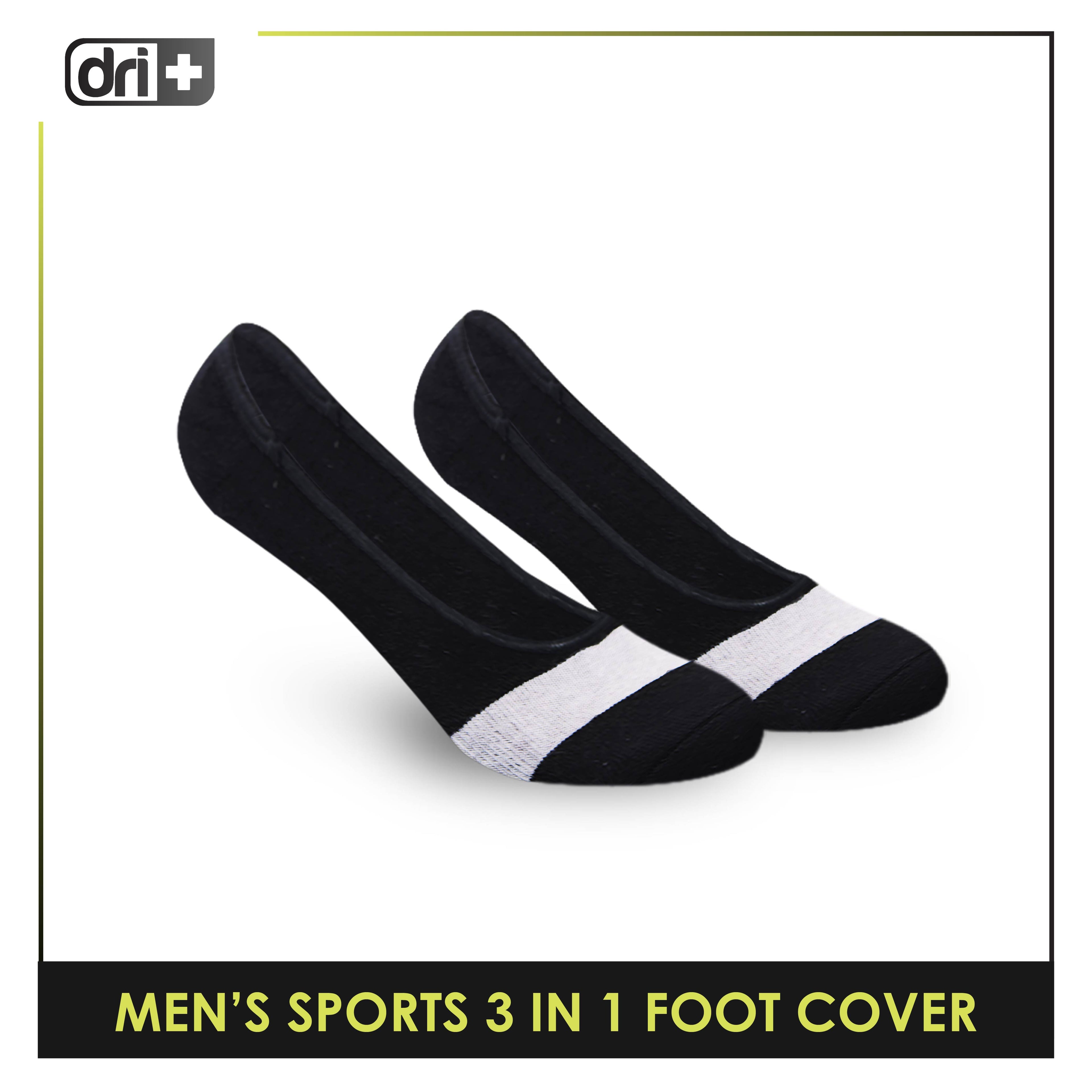 Dri Plus Men's Thick Sports Foot Cover Socks 3 pairs in a pack DMSFG3