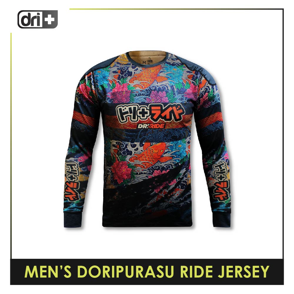 Dri Plus Men's Japanese Doripurasu Motorcycle Dri Jersey Long Sleeve 1 piece DMSRL2401