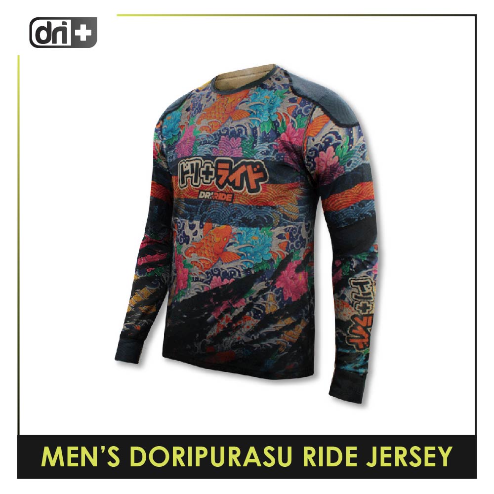 Dri Plus Men's Japanese Doripurasu Motorcycle Dri Jersey Long Sleeve 1 piece DMSRL2401