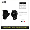 Dri Plus ODMGLOV1 Half Finger Gloves 1 pair