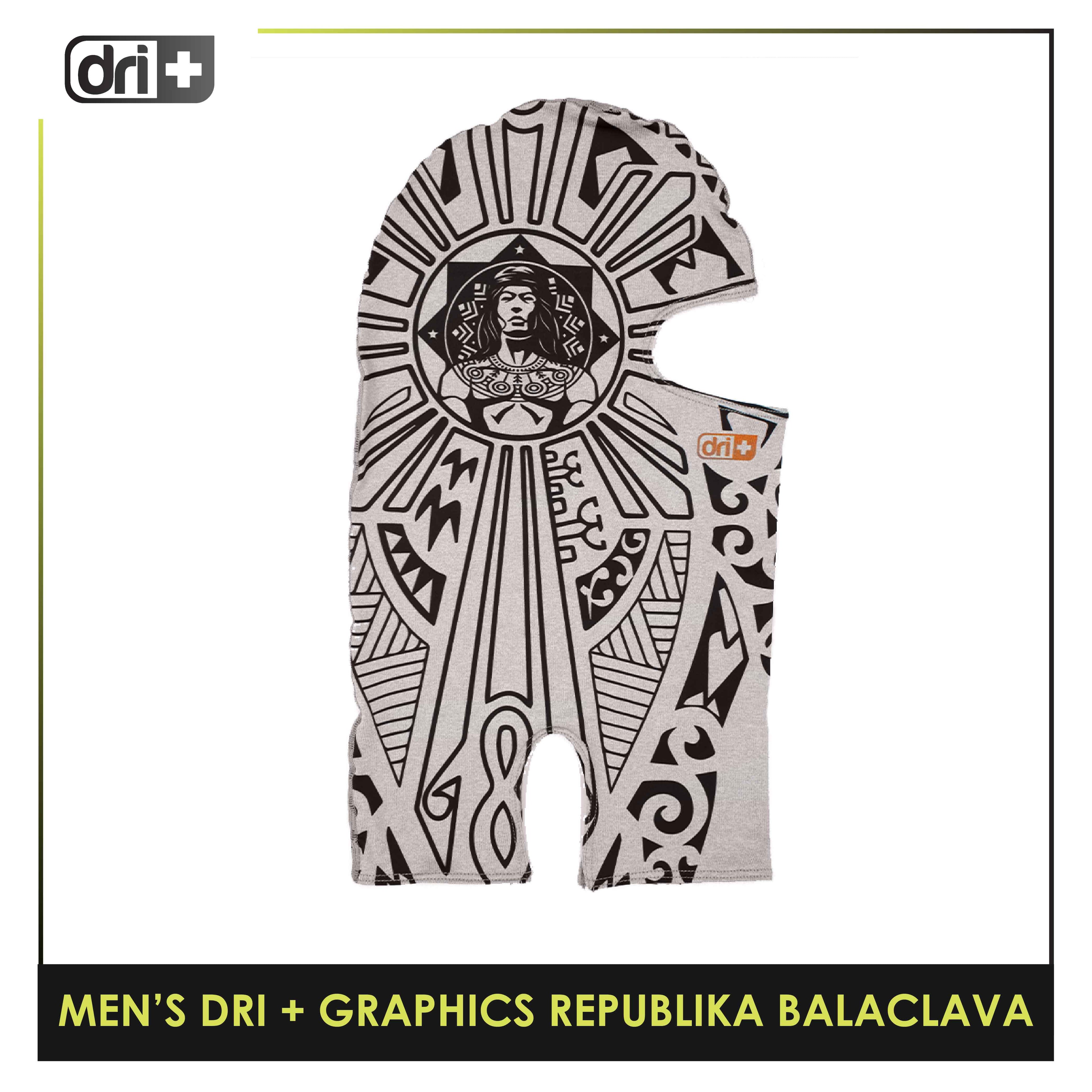 Dri Plus Men's Republika Series Washable Multi-Functional Moisture Wicking Balaclava 1 pc DMREPUBALA1201 (6650014892137)