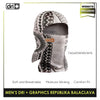 Dri Plus Men's Republika Series Washable Multi-Functional Moisture Wicking Balaclava 1 piece DMREPUBALA1201