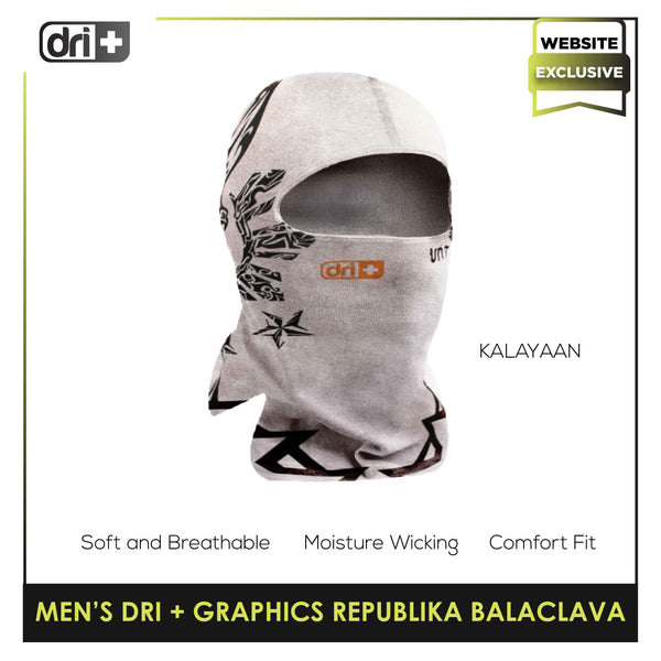Dri Plus Men's Republika Series Washable Multi-Functional Moisture Wicking Balaclava 1 pc DMREPUBALA1201 (6650014892137)