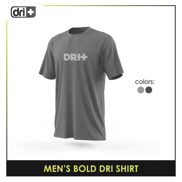 Dri Plus Men's Sweat Wicking and Odor Free Quick Dri Shirt 1 piece DUMSR3102