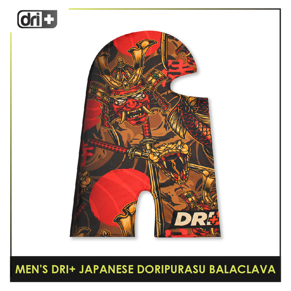 Dri Plus Men's Doripurasu Washable Multi-Functional Moisture Wicking Balaclava 1 piece DMGRAPBALA1201