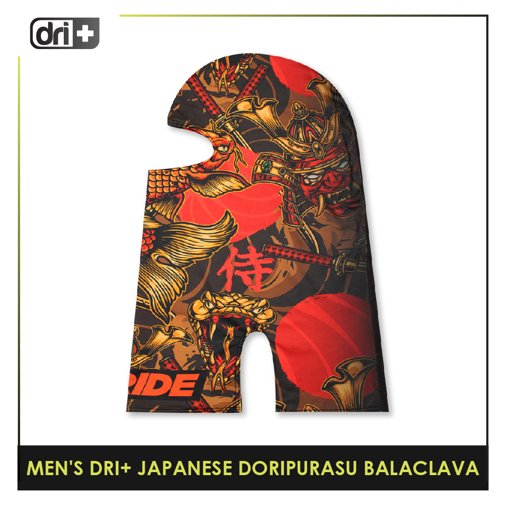 Dri Plus Men's Doripurasu Washable Multi-Functional Moisture Wicking Balaclava 1 piece DMGRAPBALA1201