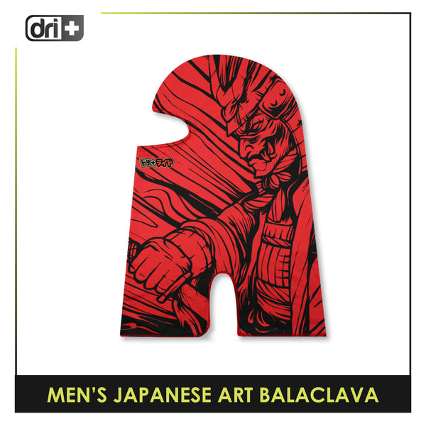 Dri Plus Men's Japanese Art Menpo Washable Multi-Functional Moisture Wicking Balaclava 1 piece DMB3305