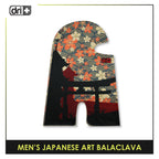 Dri Plus Men's Japanese Art Bushido Washable Multi-Functional Moisture Wicking Balaclava 1 piece DMB3306