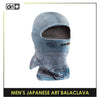 Dri Plus Men's Japanese Art Nami-ura Washable Multi-Functional Moisture Wicking Balaclava 1 piece DMB3302
