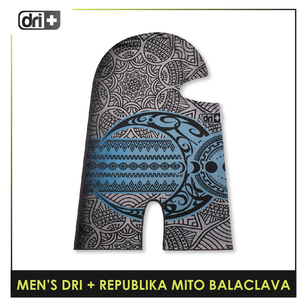Dri Plus Men's Republika Mito Washable Multi-Functional Moisture Wicking Balaclava 1 piece DMBRM2301