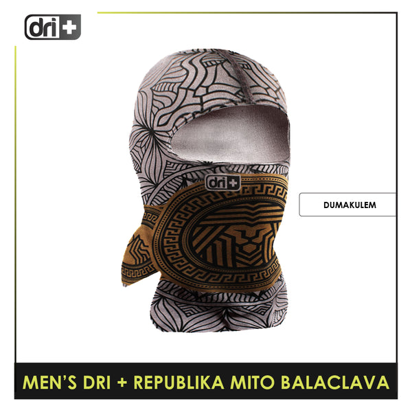 Dri Plus Men's Republika Mito Washable Multi-Functional Moisture Wicking Balaclava 1 piece DMBRM2301