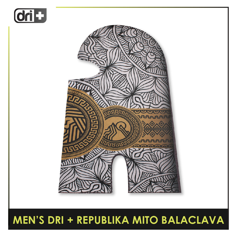 Dri Plus Men's Republika Mito Washable Multi-Functional Moisture Wicking Balaclava 1 piece DMBRM2301