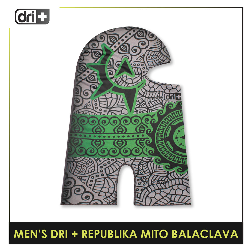 Dri Plus Men's Republika Mito Washable Multi-Functional Moisture Wicking Balaclava 1 piece DMBRM2301