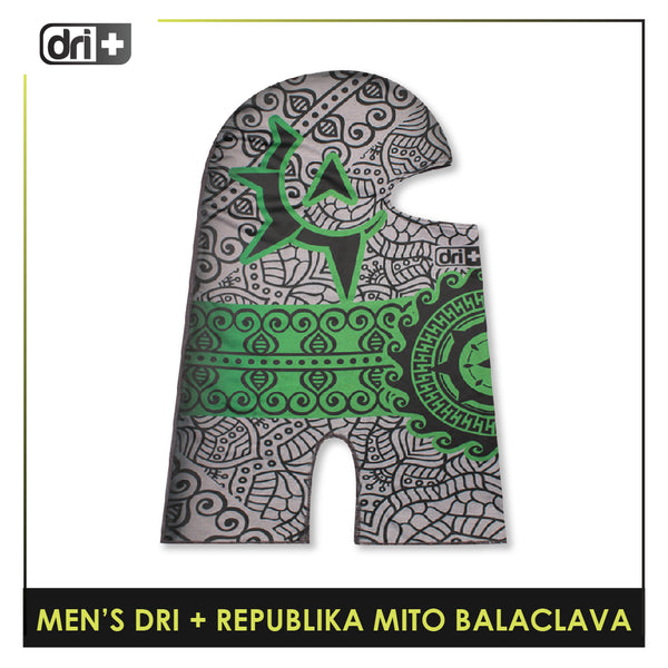 Dri Plus Men's Republika Mito Washable Multi-Functional Moisture Wicking Balaclava 1 piece DMBRM2301