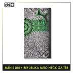 Dri Plus Men's Republika Mito Washable Multi-Functional Moisture Wicking Neck Gaiter 1 piece DMNRM2301