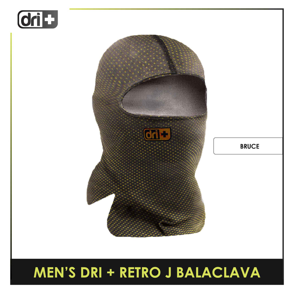Dri Plus Men's Retro J Washable Multi-Functional Moisture Wicking Balaclava 1 piece DUMBRJ2201