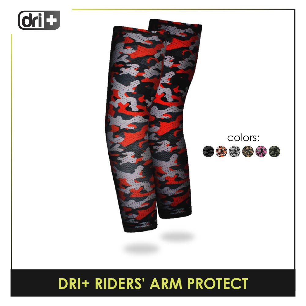 Dri Plus Men's Army Trooper Sweat Wicking and Odor Free Riders' Arm Sleeves 1 pair DMAW2401