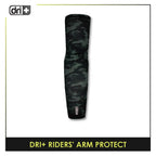 Dri Plus Men's Army Trooper Sweat Wicking and Odor Free Riders' Arm Sleeves 1 pair DMAW2401