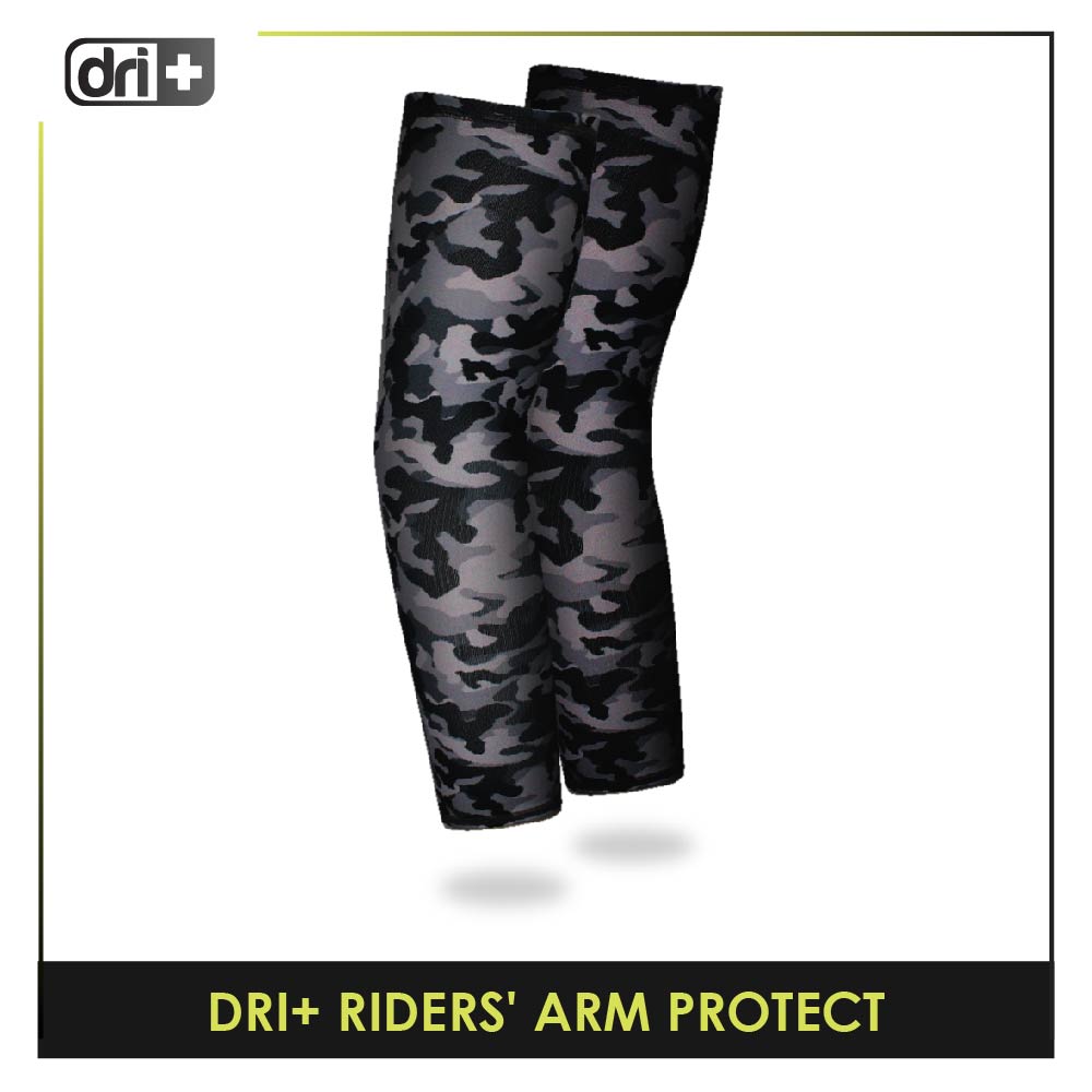 Dri Plus Men's Army Trooper Sweat Wicking and Odor Free Riders' Arm Sleeves 1 pair DMAW2401